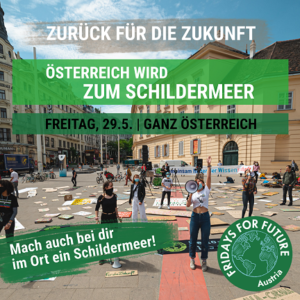 Mehr über den Artikel erfahren Fridays For Future: SCHIL­DERMEER FÜR DEN KLI­MA­SCHUTZ am 29. Mai!