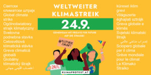 Mehr über den Artikel erfahren 24.9.: WELT­WEITER KLIMASTREIK