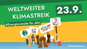 Mehr über den Artikel erfahren ARTISTS FOR FUTURE beim glo­balen Kli­ma­streik am 23. Sep­tember in Wien und Graz